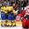 TORONTO, CANADA - DECEMBER 27: Sweden players celebrate after taking a 2-0 lead over Denmark during preliminary round action at the 2015 IIHF World Junior Championship. (Photo by Andre Ringuette/HHOF-IIHF Images)

